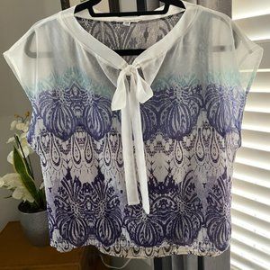 CAbi Sleeveless Double Layer Top